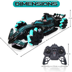 Jinou Remote Control Car - Made with Premium Quality plastic with high power 4WD Dual Motor – Kids toys Car with Remote Control and Smart Watch Gesture Control with Finger