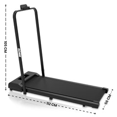 Jinou Tredmill / Walking Pad - Made with Upgraded Electronics and Premium Quality Aluminium and Pvc Plastic – Treadmill with Foldable Handle – For Walking and Running.1 Year Warranty